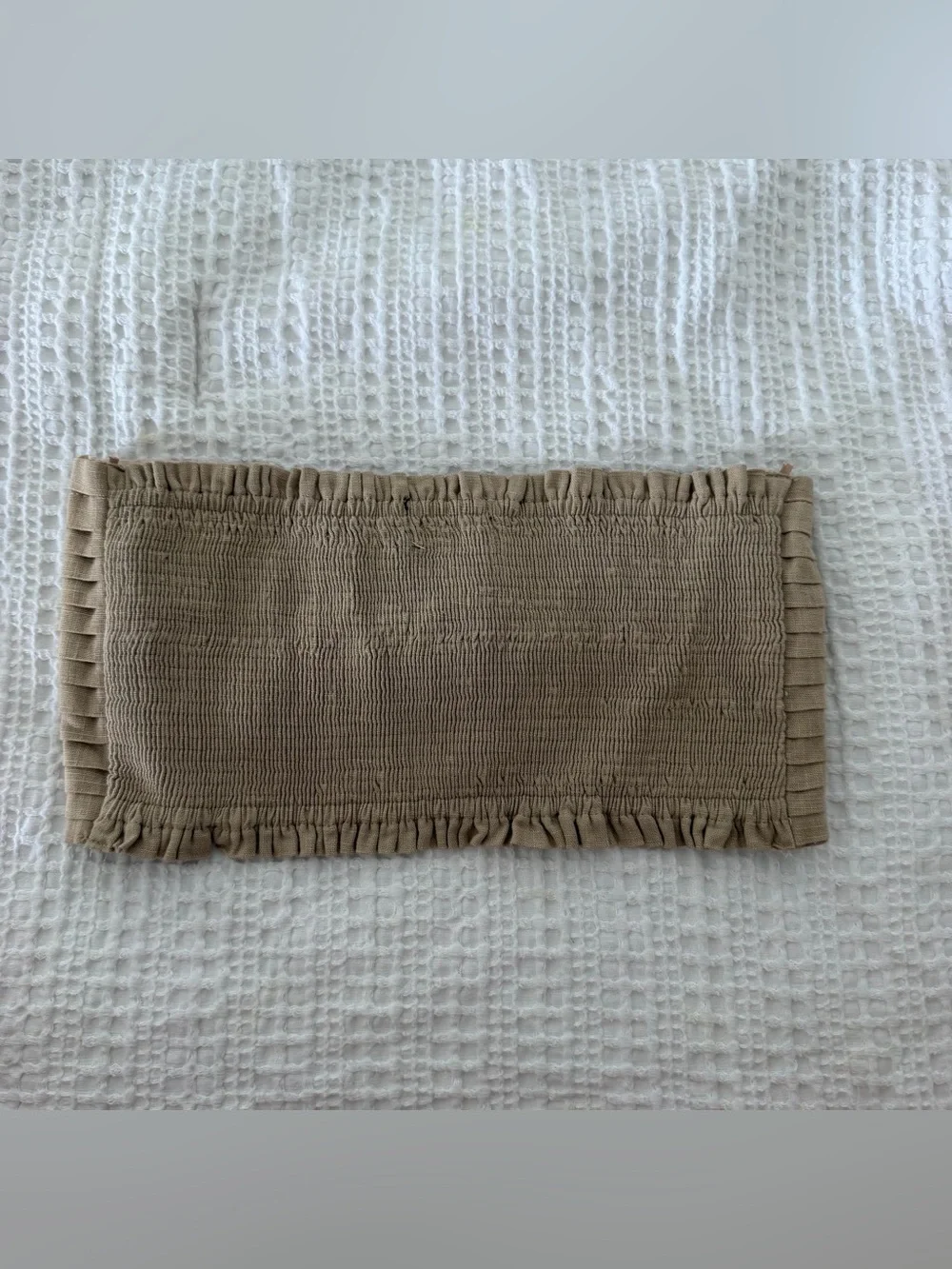 Kittenish beige ribbed